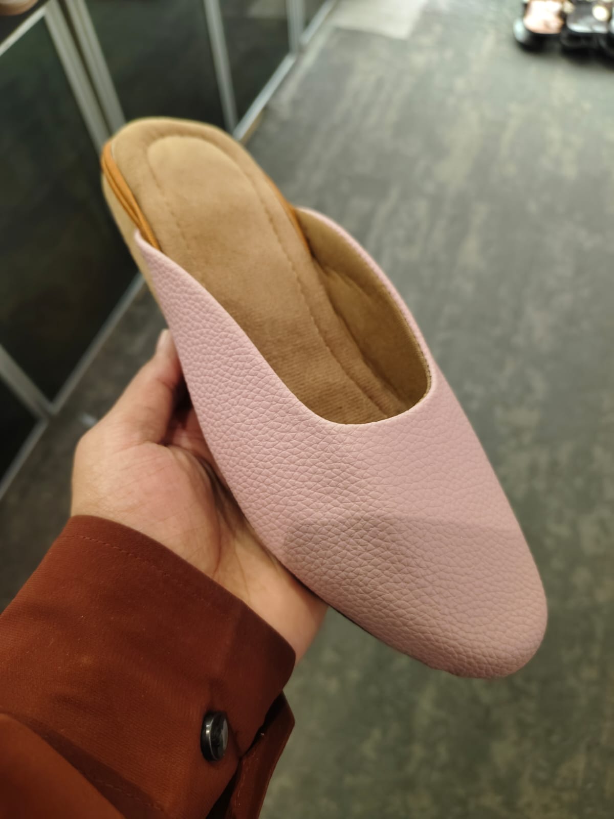Natasha (Leather Flate Mule)