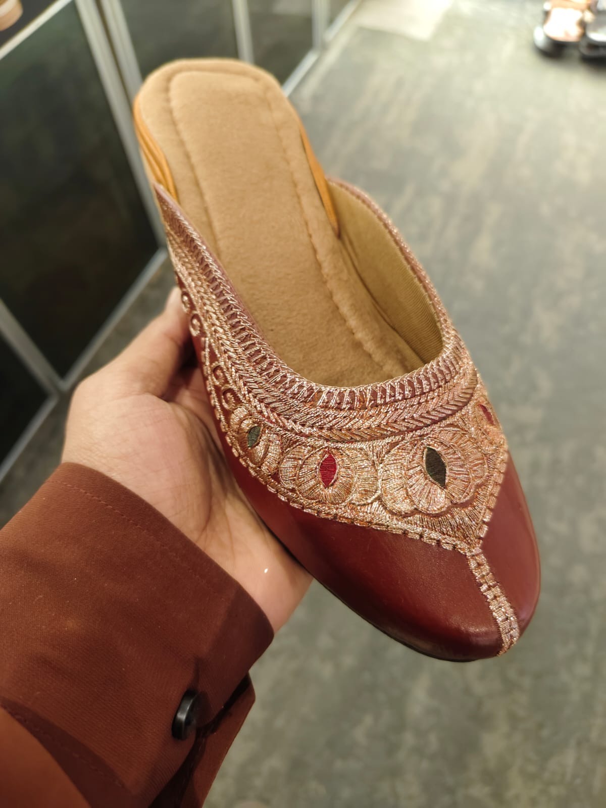 Natasha (Leather Flate Mule)