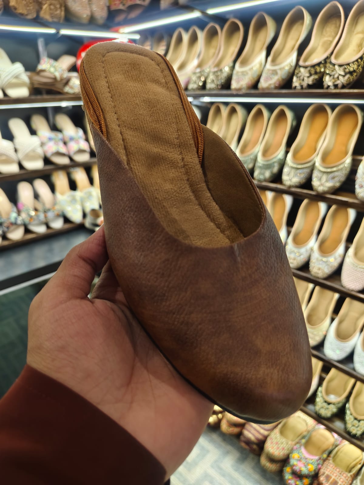 Natasha (Leather Flate Mule)